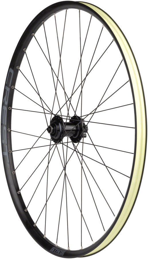 Stans No Tubes Crest S2 Front Wheel - 27.5" QR x 100mm 6-Bolt Black-Goodwynn&#39;sGoodwynn&#39;s