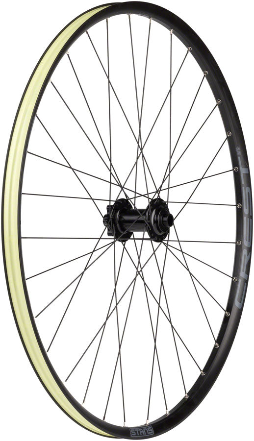 Stans No Tubes Crest S2 Front Wheel - 29" 15 x 110mm 6-Bolt Black