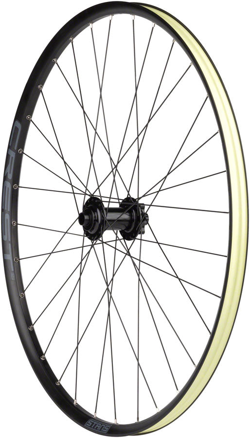 Stans No Tubes Crest S2 Front Wheel - 29" 15 x 110mm 6-Bolt Black