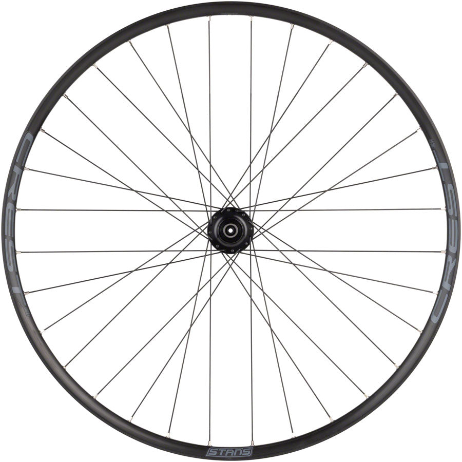 Stans No Tubes Crest S2 Front Wheel - 29" QR x 100mm 6-Bolt Black