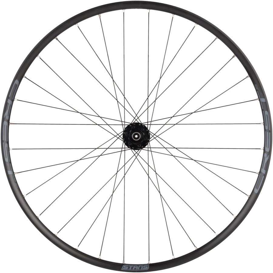 Stans No Tubes Crest S2 Front Wheel - 29" QR x 100mm 6-Bolt Black