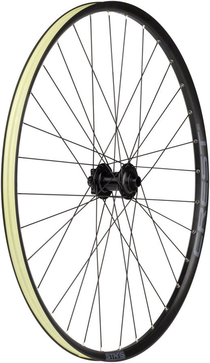 Stans No Tubes Crest S2 Front Wheel - 29" 15 x 100mm 6-Bolt Black