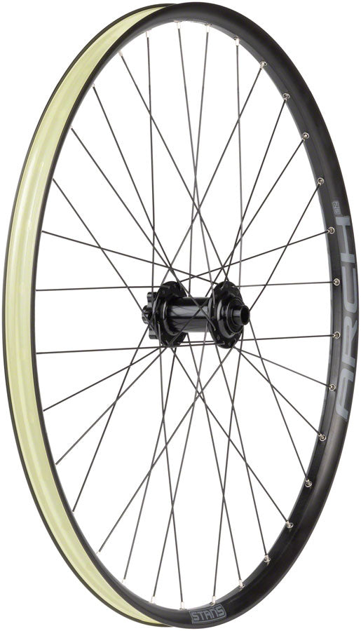 Stans No Tubes Arch S2 Front Wheel - 27.5" 15 x 110mm 6-Bolt Black