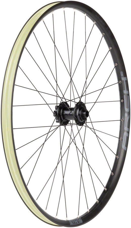 Stans No Tubes Arch S2 Front Wheel - 27.5" 15 x 100mm 6-Bolt Black