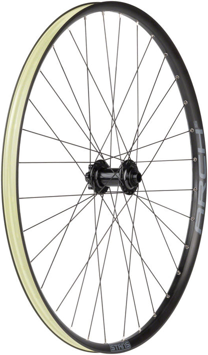 Stans No Tubes Arch S2 Front Wheel - 29" 15 x 110mm 6-Bolt Black