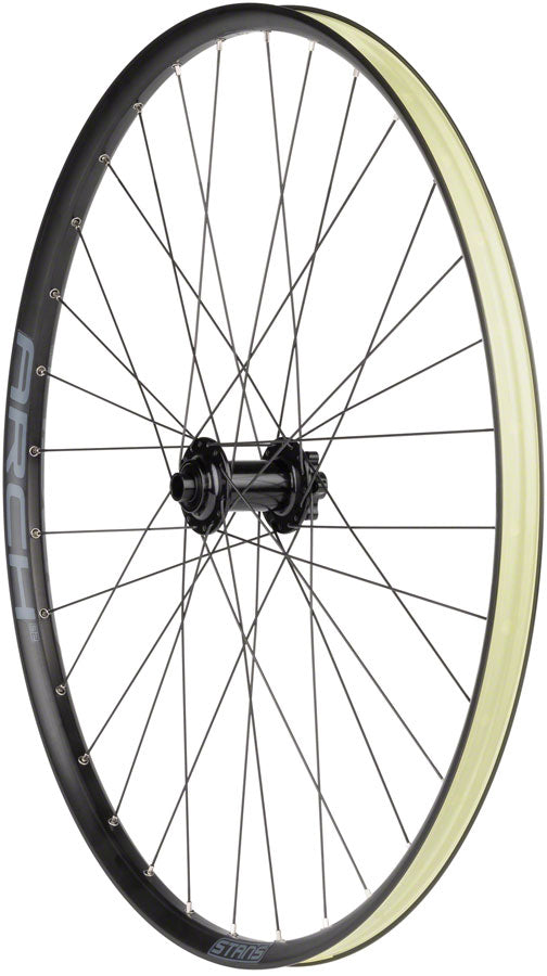 Stans No Tubes Arch S2 Front Wheel - 29" 15 x 110mm 6-Bolt Black