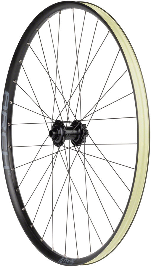 Stans No Tubes Arch S2 Front Wheel - 29" 15 x 100mm 6-Bolt Black