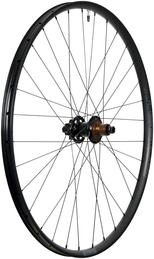 Stans NoTubes Crest MK4 Rear Wheel - 29 12 x 142mm 6-Bolt XDR Black-Goodwynn's