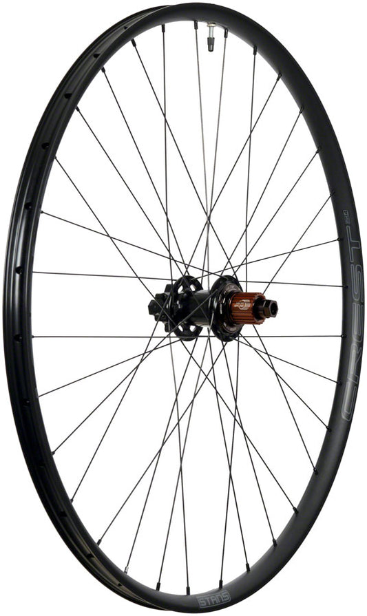 Stans Crest MK4 Rear Wheel - 29 12 x 142mm 6-Bolt Micro Spline Black-Goodwynn's