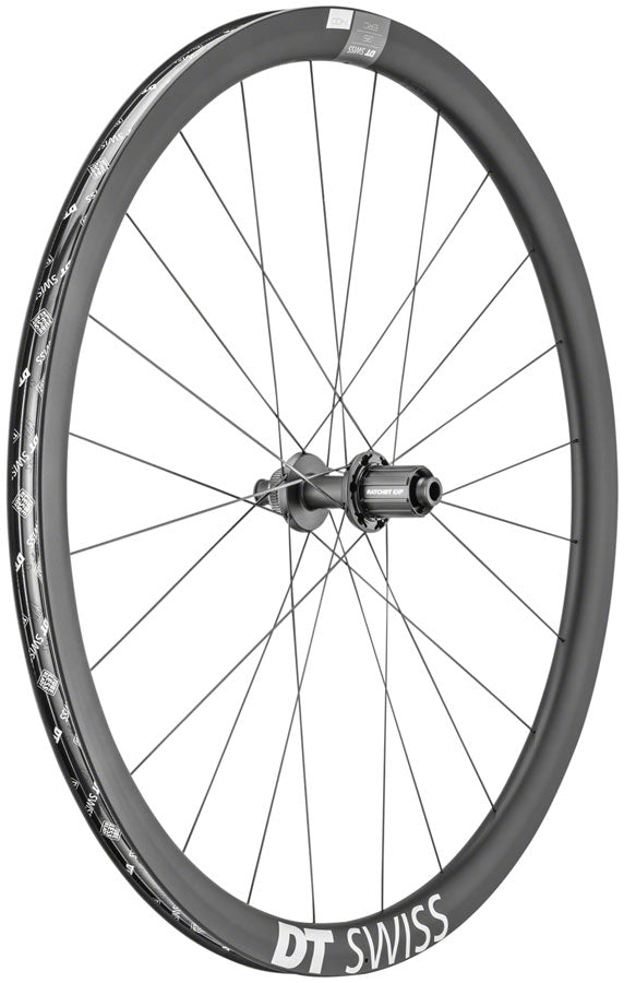 DT Swiss ERC 1400 DiCut 35 Rear Wheel - 700c 12 x 142mm Center-Lock HG 11 Road/XDR BLK-Goodwynn&#39;sGoodwynn&#39;s