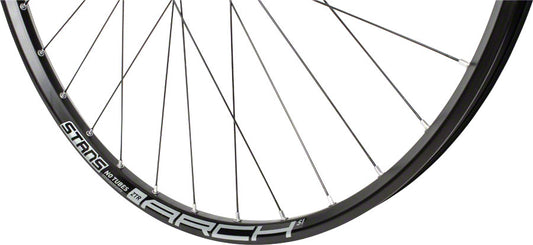 Stans No Tubes Arch S1 Front Wheel - 29" 15 x 100mm 6-Bolt Black-Goodwynn's