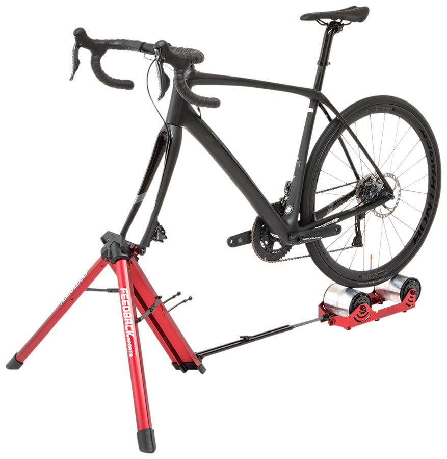 Feedback Sports Omnium Over-Drive Rear Wheel Trainer - Fork Mount Progressive Resistance Red