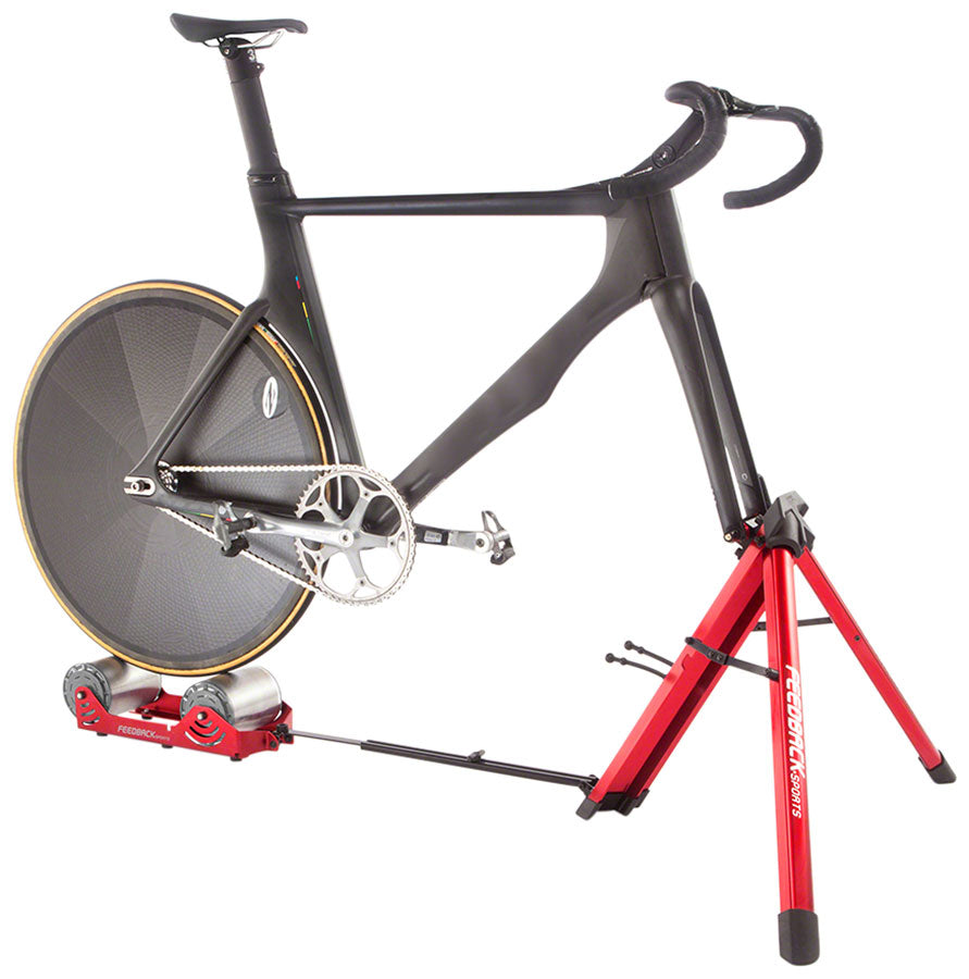 Feedback Sports Omnium Zero-Drive Rear Wheel Trainer - Fork Mount No Resistance Red-Goodwynn&#39;sGoodwynn&#39;s