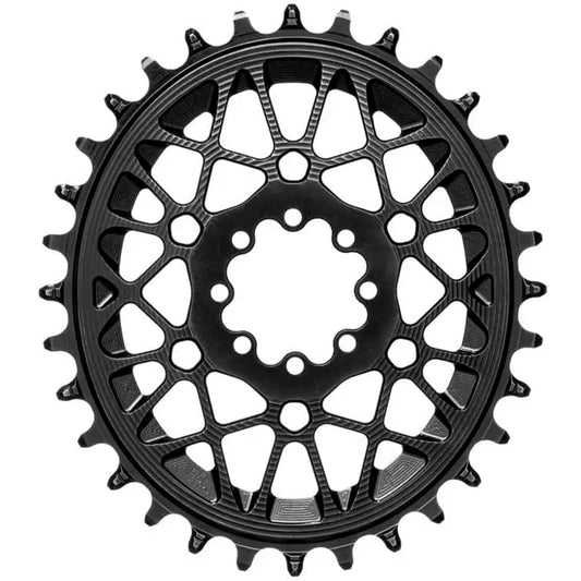 Absolute Black Oval SRAM T-Type DM 8-Hole Boost Chainring 28T Blk-Goodwynn's