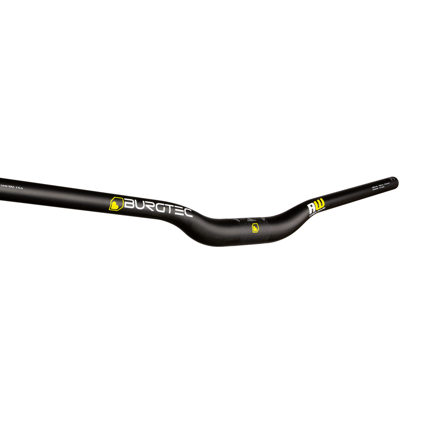 Burgtec Ride Wide Carbon Enduro Riser Bar (35) 30/800mm - UD-Goodwynn&#39;sGoodwynn&#39;s