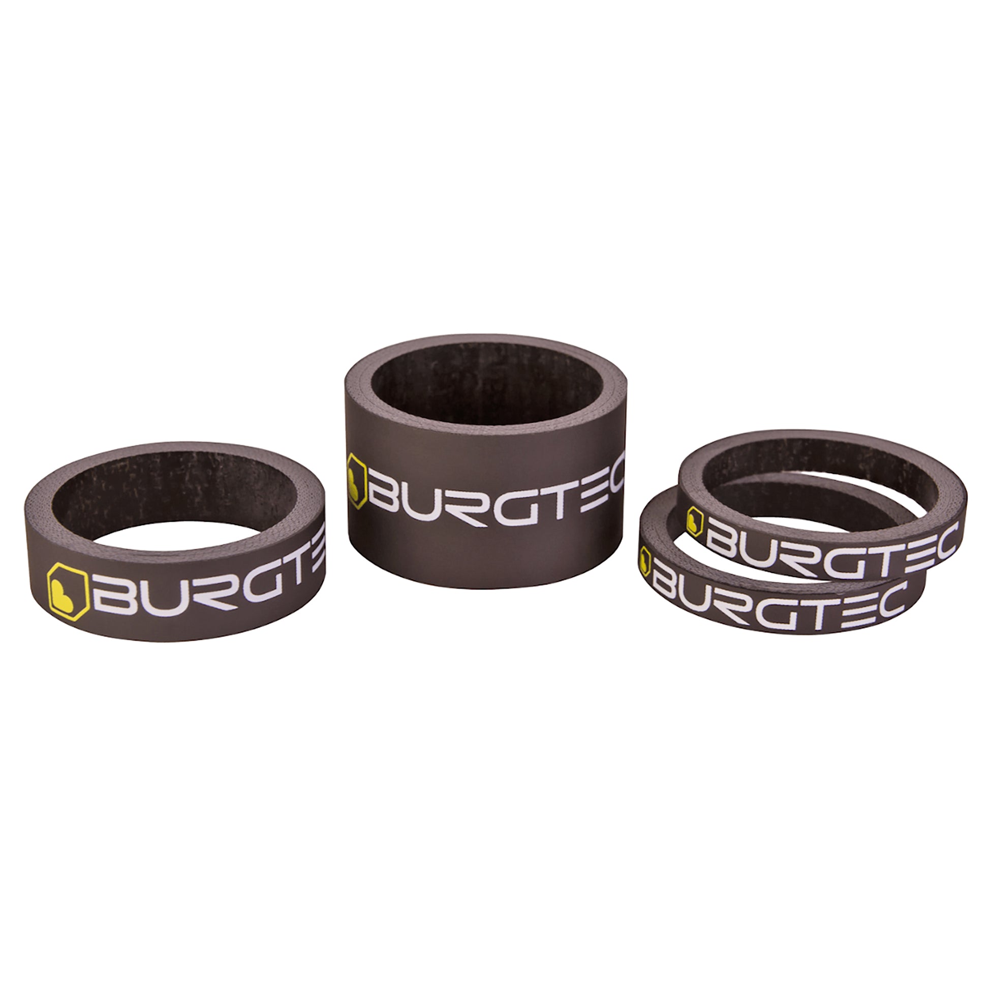 Burgtec Carbon Stem Spacer Kit - Burgtec Black-Goodwynn&#39;sGoodwynn&#39;s