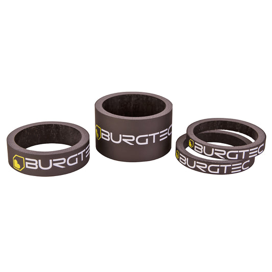 Burgtec Carbon Stem Spacer Kit - Burgtec Black-Goodwynn's