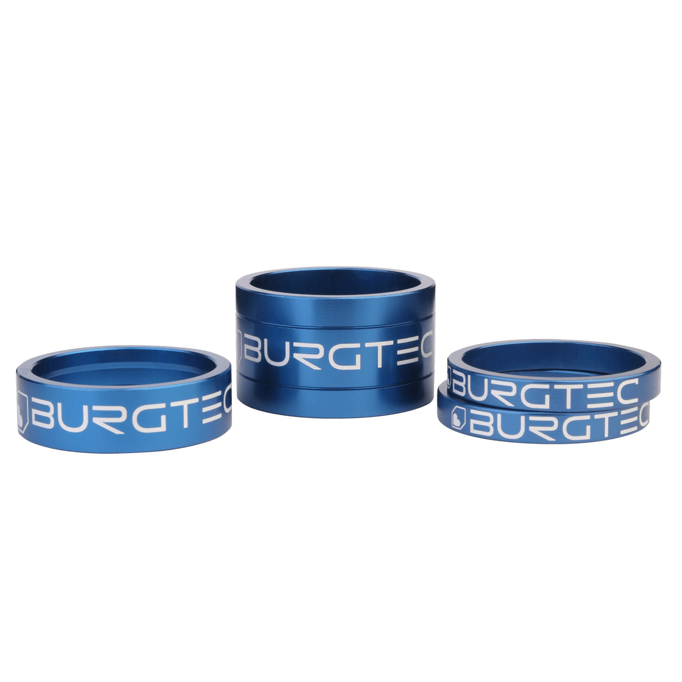 Burgtec Stem Spacer Kit - Deep Blue Set/4-Goodwynn&#39;sGoodwynn&#39;s