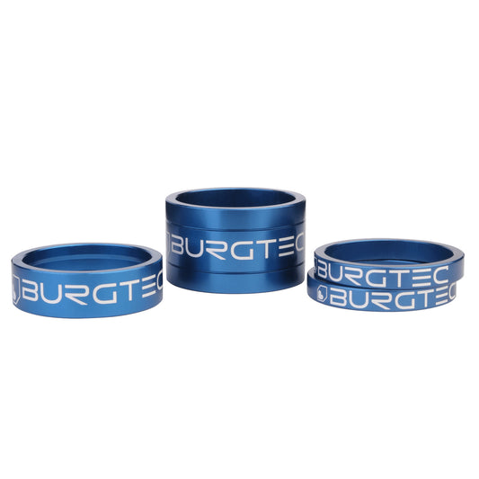 Burgtec Stem Spacer Kit - Deep Blue Set/4-Goodwynn's