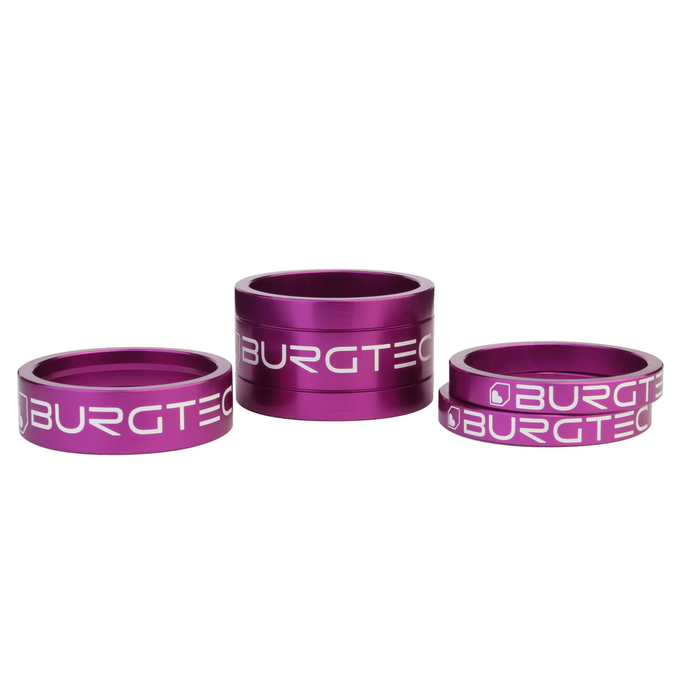 Burgtec Stem Spacer Kit - Purple Rain Set/4-Goodwynn&#39;sGoodwynn&#39;s