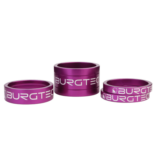 Burgtec Stem Spacer Kit - Purple Rain Set/4-Goodwynn's