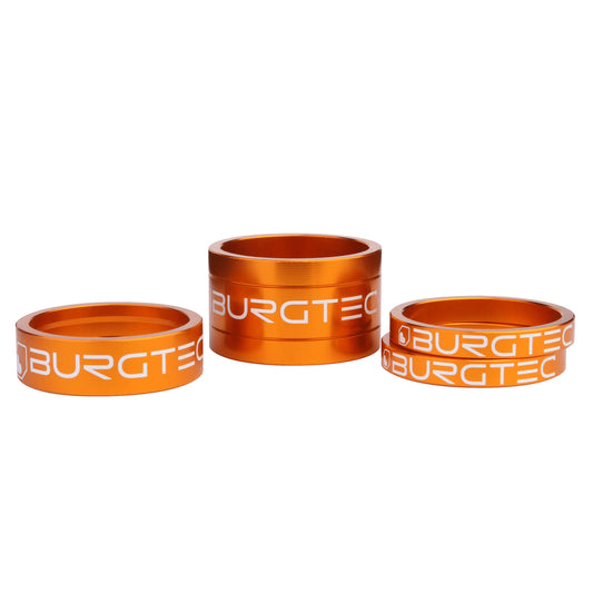 Burgtec Stem Spacer Kit - Iron Bro Orange Set/4-Goodwynn's