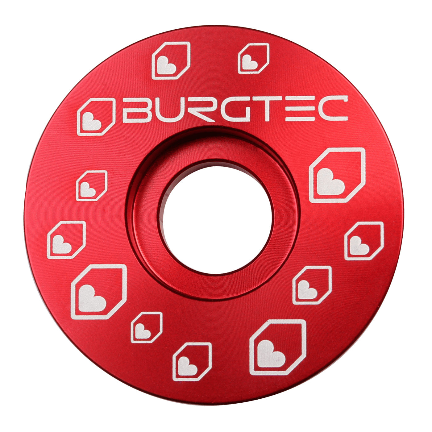 Burgtec Top Cap - Race Red