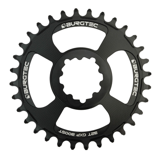 Burgtec GXP Boost 3mm Offset Thick Thin chainring 28T - Black-Goodwynn's