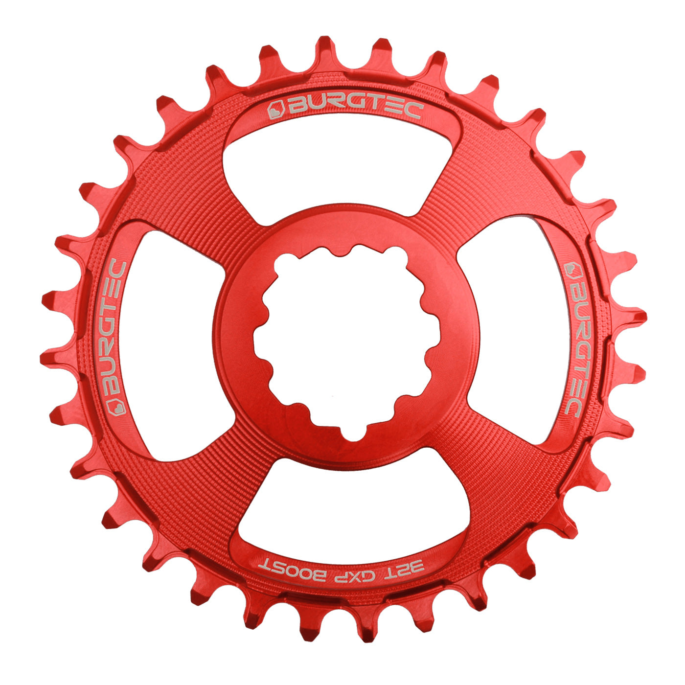 Burgtec GXP Boost 3mm Thick Thin Chainring 32T - Race Red-Goodwynn&#39;sGoodwynn&#39;s