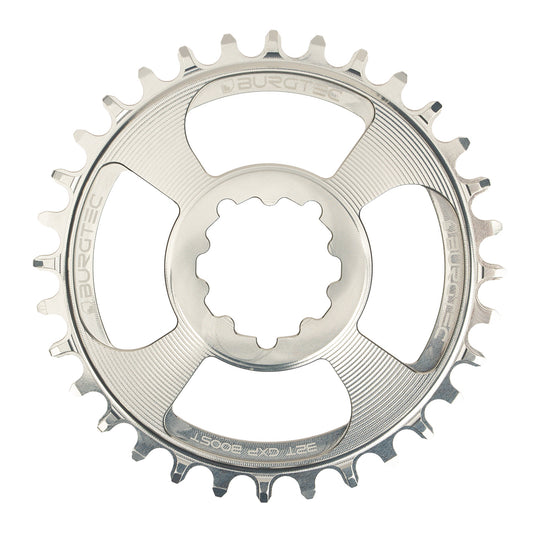 Burgtec GXP Boost 3mm Thick Thin Chainring 30T - Rhodium Silv-Goodwynn's