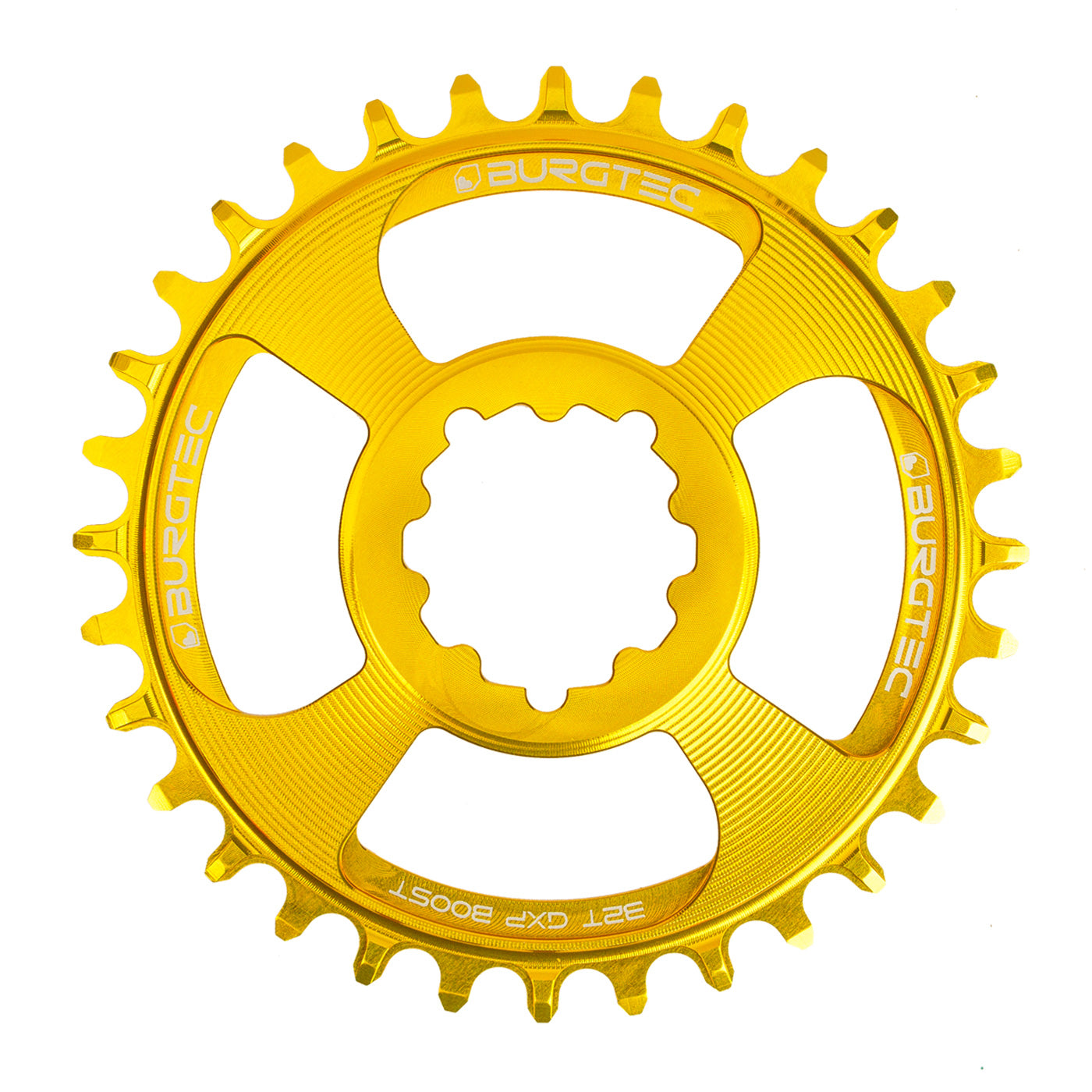 Burgtec GXP Boost 3mm Thick Thin Chainring 30T - Bullion Gold-Goodwynn&#39;sGoodwynn&#39;s