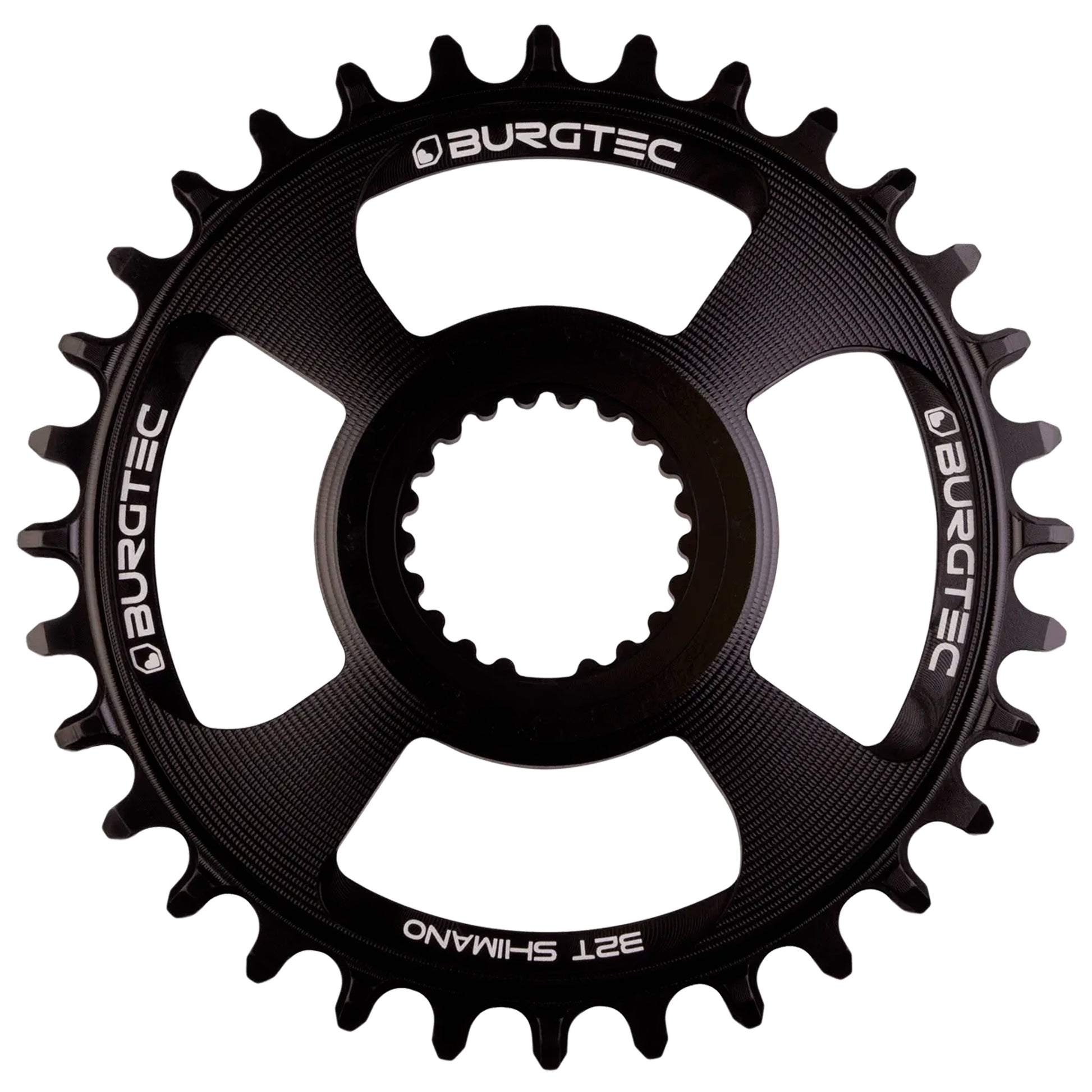 Burgtec Shimano Direct Mount Thick Thin Chainring - 30T - Blk-Goodwynn&#39;sGoodwynn&#39;s