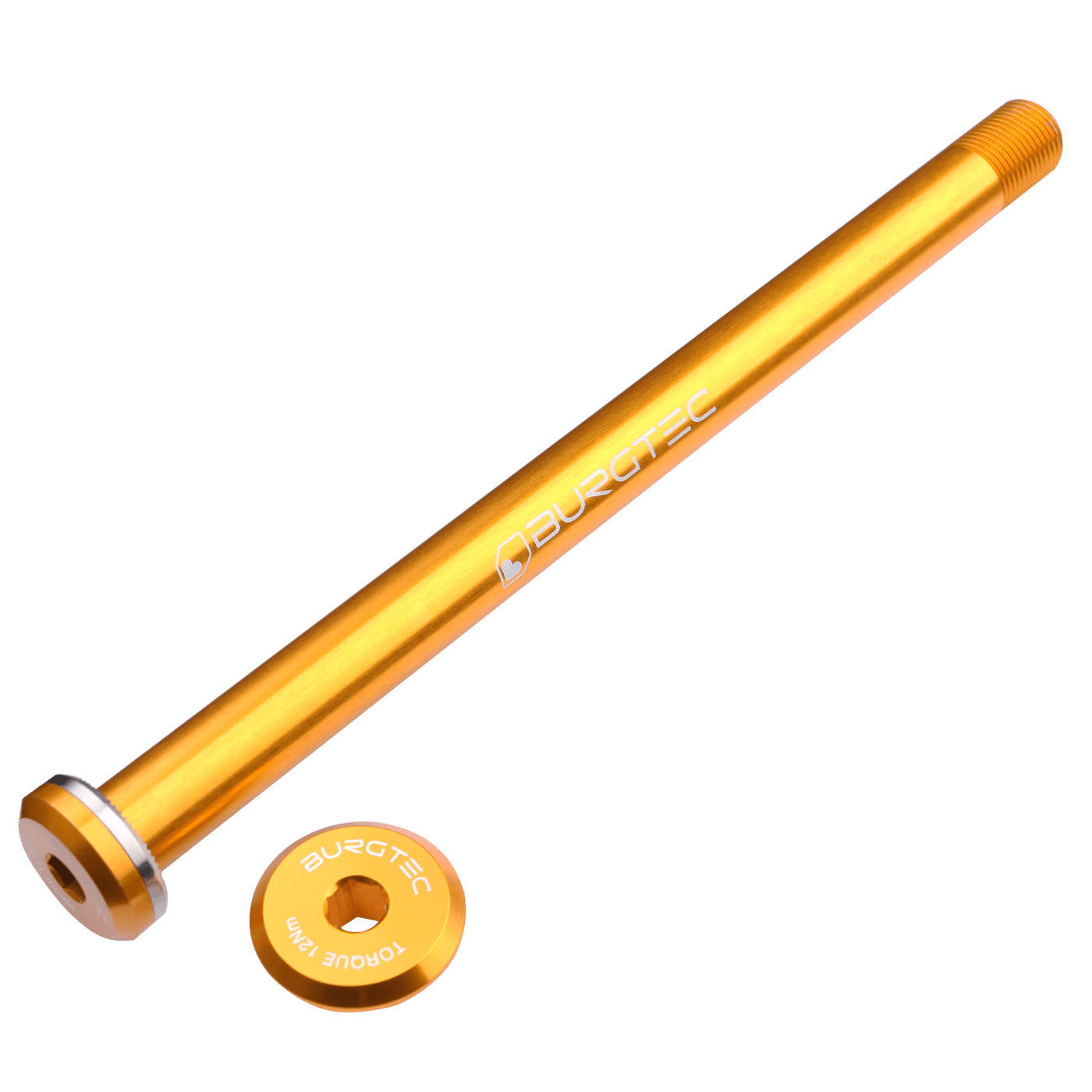 Burgtec Santa Cruz Rear Axle 12x168.5mm - Bullion Gold-Goodwynn&#39;sGoodwynn&#39;s