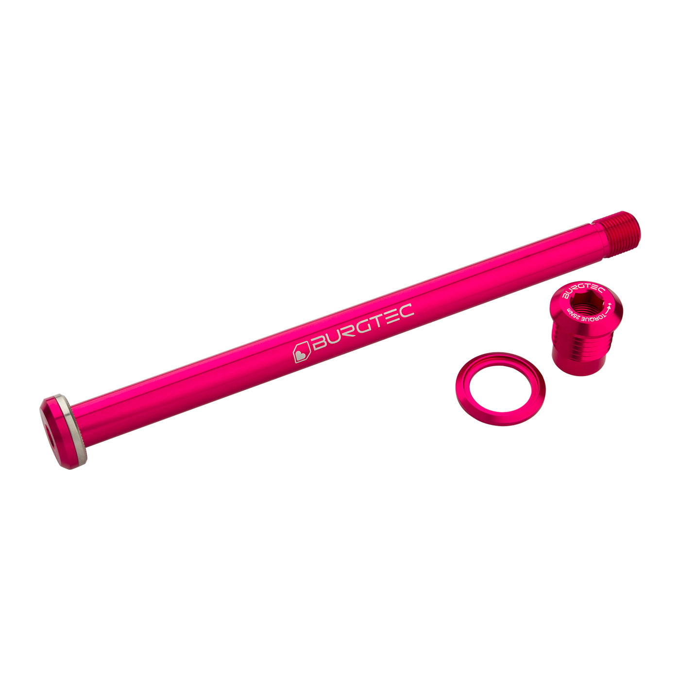 Burgtec Yeti Boost Rear Axle 12x174mm - Toxic Barbie Pink-Goodwynn&#39;sGoodwynn&#39;s