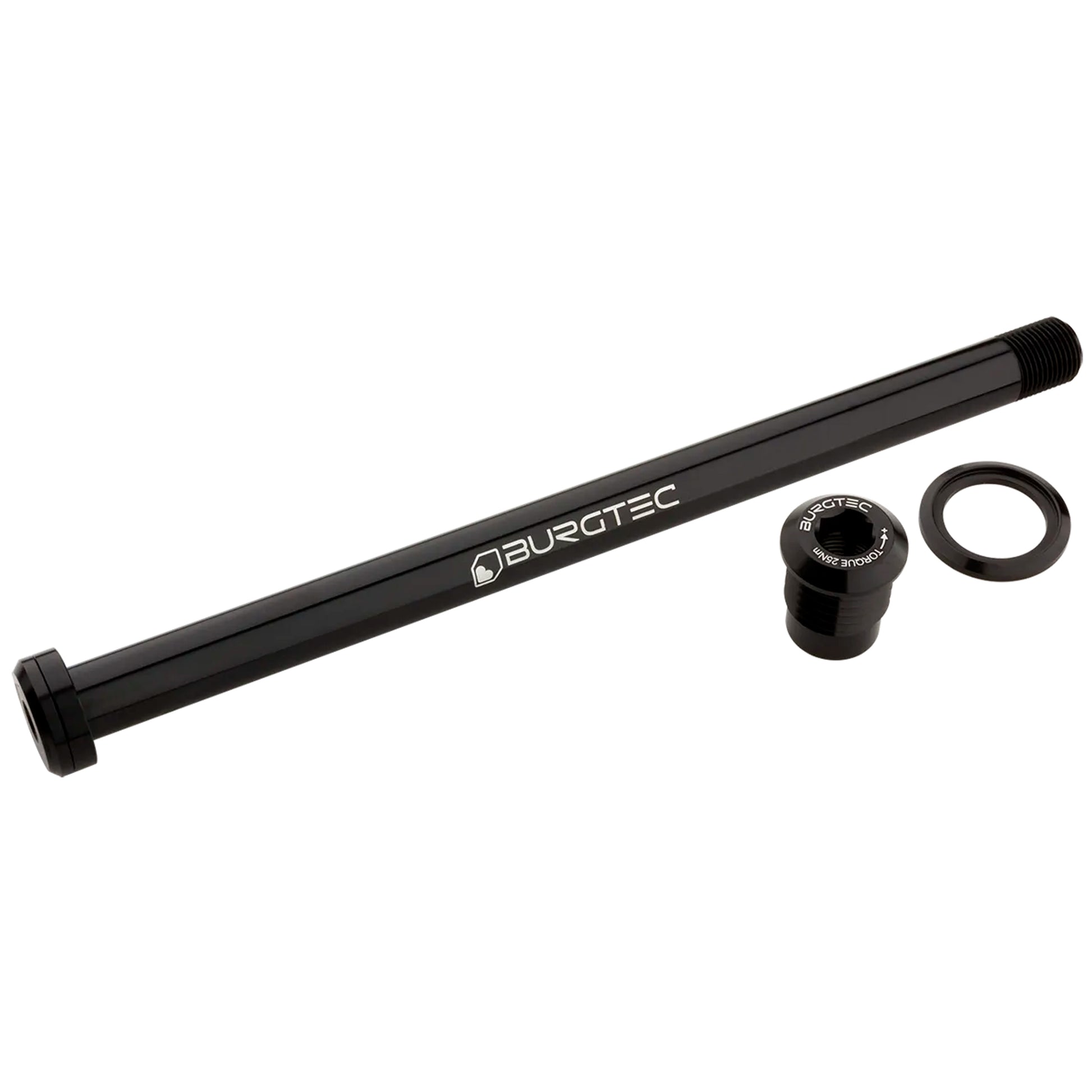 Burgtec 180mm x 12mm 1.00mm Pitch Rear Axle - Burgtec Black-Goodwynn&#39;sGoodwynn&#39;s