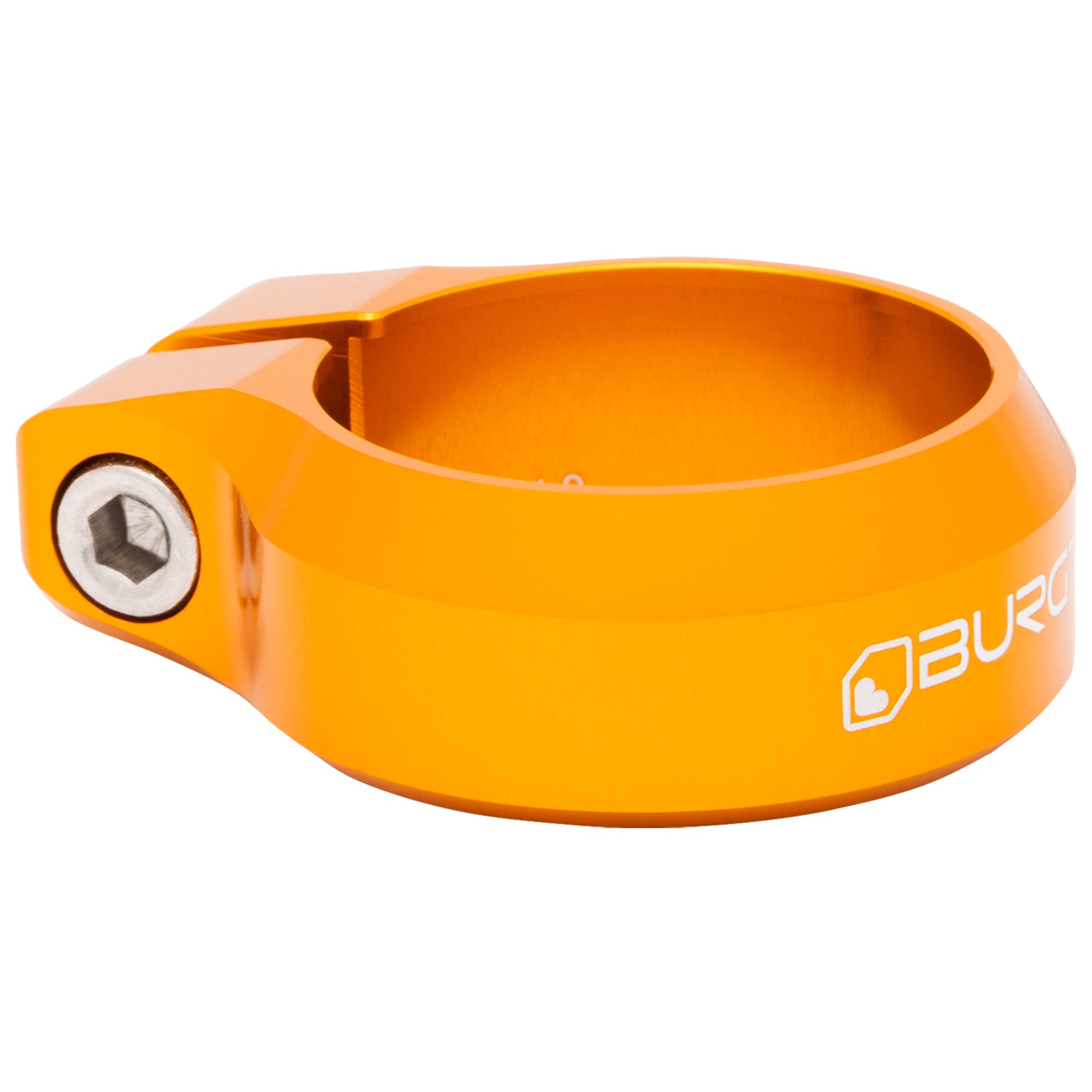 Burgtec Seat Clamp - 34.9mm Diameter - Iron Bro Orange-Goodwynn&#39;sGoodwynn&#39;s