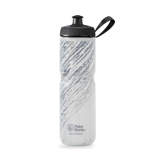 Polar Bottle Sport Insulated Bottle Storm Charcoal/White 24oz-Goodwynn's