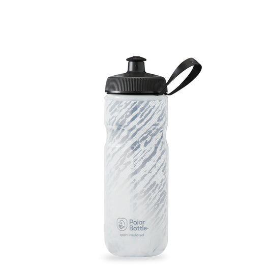 Polar Bottle Sport Insulated Bottle Storm Charcoal/White 20oz-Goodwynn's