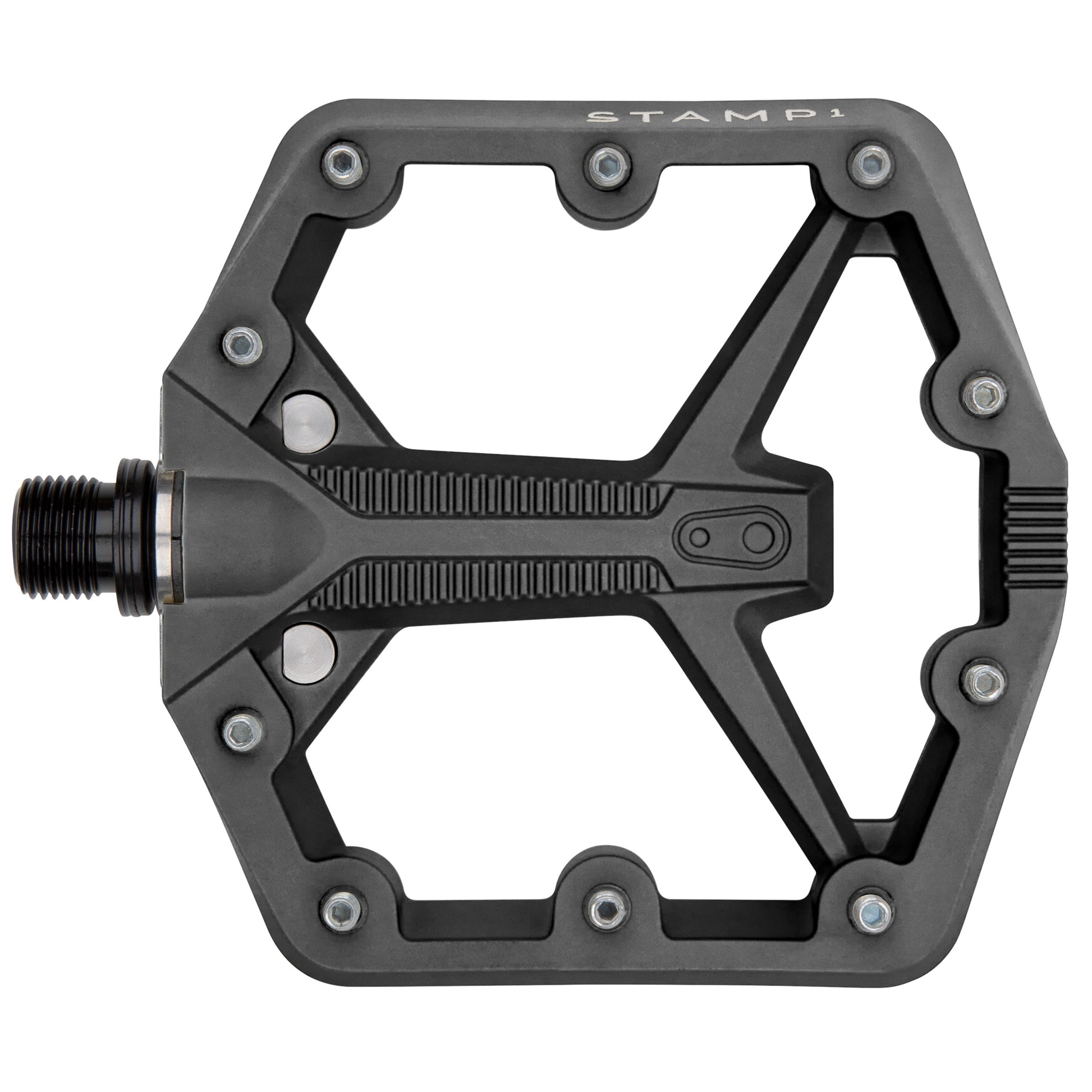 Crankbrothers Stamp 1 Gen 2 Pedals - Platform Composite 9/16" Black Small-Goodwynn&#39;sGoodwynn&#39;s