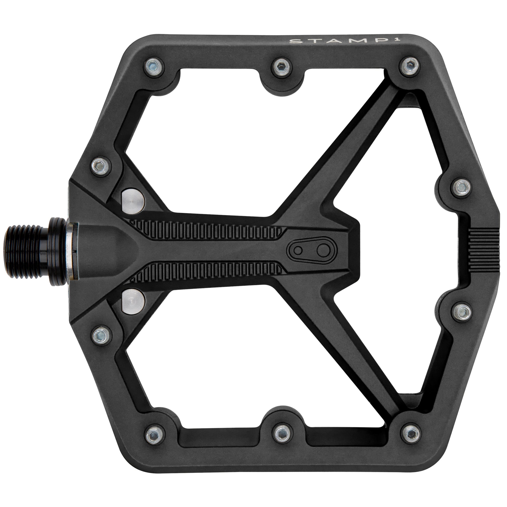 Crankbrothers Stamp 1 Gen 2 Pedals - Platform Composite 9/16" Black Large-Goodwynn&#39;sGoodwynn&#39;s