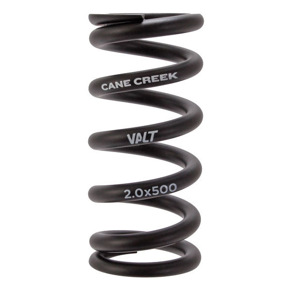 Cane Creek VALT Lightweight Steel Spring Coil Shock 2.00"/51mm x 500lbs BLK