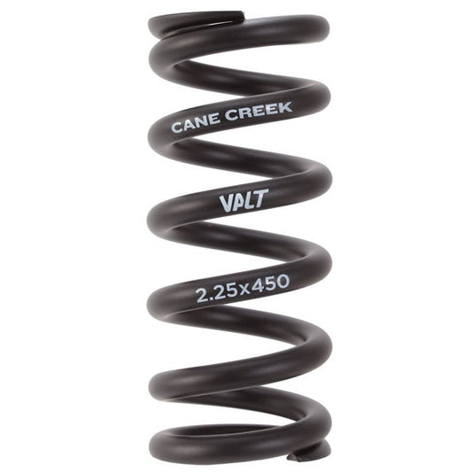 Cane Creek VALT Lightweight Steel Spring Coil Shock 2.25"/57mm x 450lbs BLK -Goodwynn's