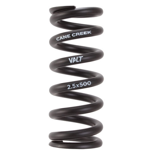 Cane Creek VALT Lightweight Steel Spring Coil Shock 2.50"/63mm x 500lbs BLK -Goodwynn's