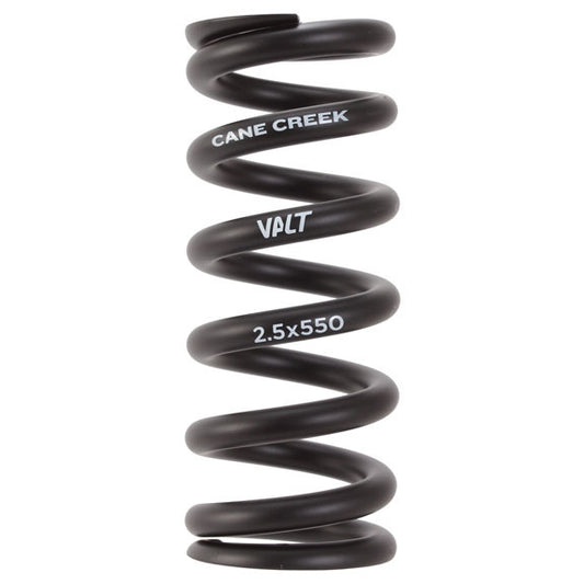 Cane Creek VALT Lightweight Steel Spring Coil Shock 2.50"/63mm x 550lbs BLK -Goodwynn's