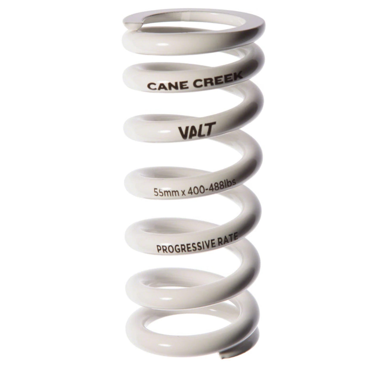 Cane Creek Progressive Rate VALT Lightweight Rear Shock Spring - 55mm x 400-488lbs White-Goodwynn&#39;sGoodwynn&#39;s