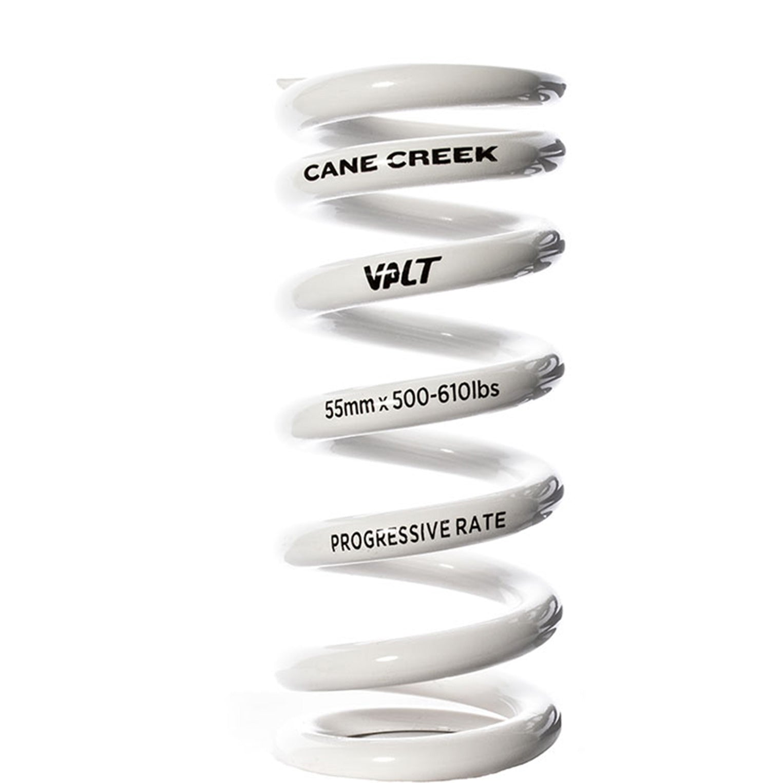 Cane Creek Progressive Rate VALT Lightweight Rear Shock Spring - 55mm x 500-610lbs White-Goodwynn&#39;sGoodwynn&#39;s