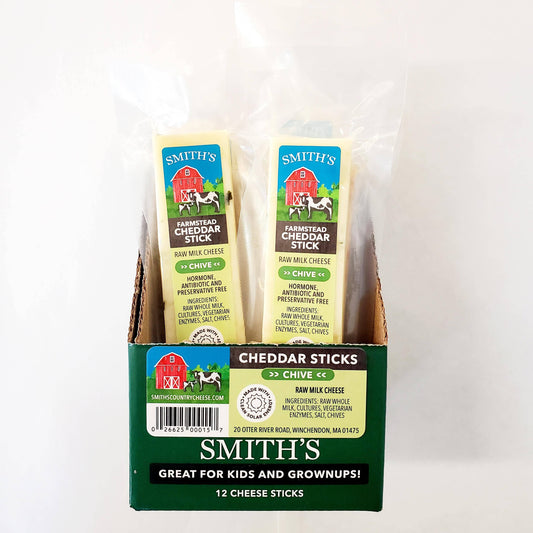 Smith's Country Cheese - Cheddar Cheese Snack Sticks-Chive-Goodwynn's