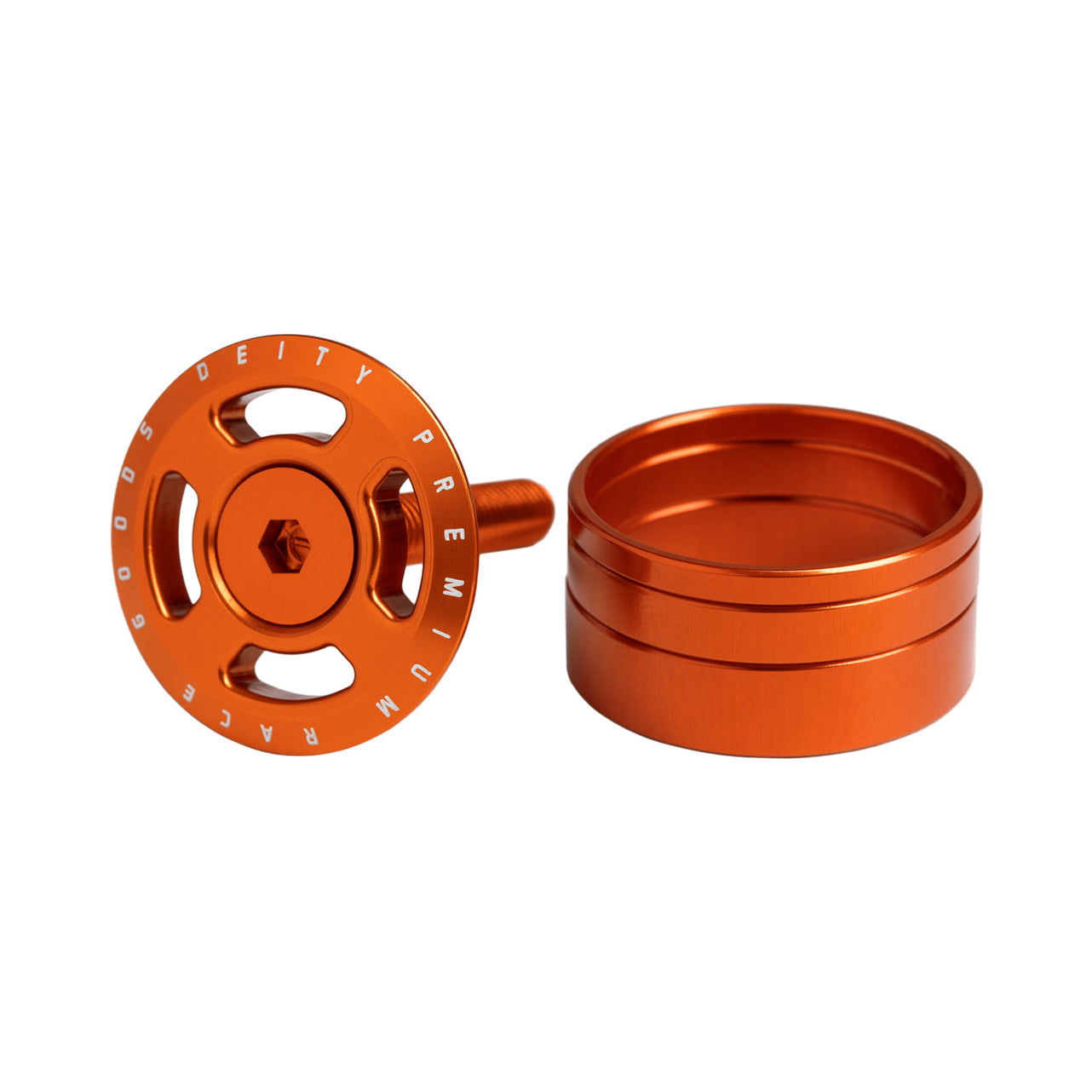 Deity Crosshair Headset Cap Orange