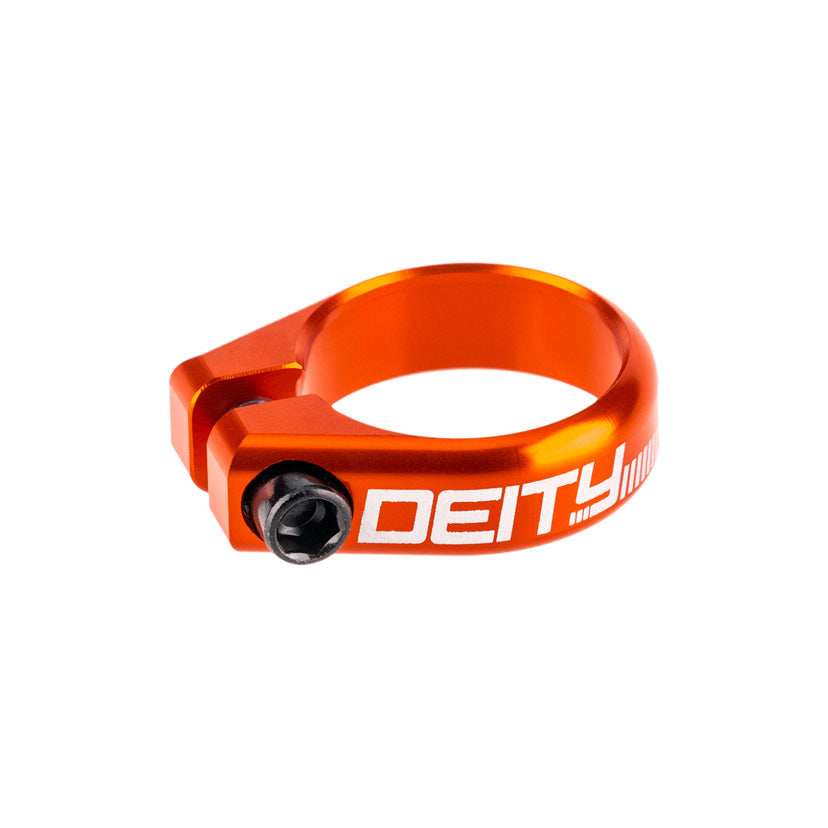 Deity Circuit Seatpost Clamp 34.9mm Orange