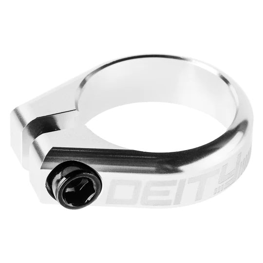 Deity Circuit Seatpost Clamp 36.4mm Silver